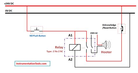 Self Latching Relay Circuit Diagram - Wiring Diagram