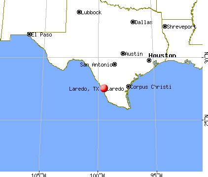 Laredo, Texas Map