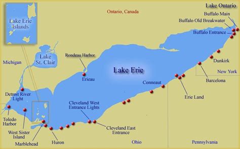 Lake Erie region | Lake erie, Lake lighthouse, Ohio lighthouses