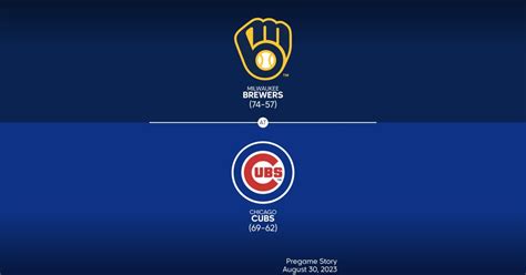 Milwaukee Brewers at Chicago Cubs Preview - 08/30/2023 - MLB Stories