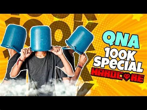 I Survived 100K Subscribers In YOUTUBE Face Reveal !!! (QNA) BucketHead Gaming - YouTube