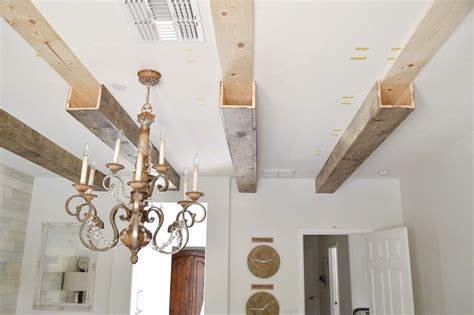 DIY Faux Wood Beams