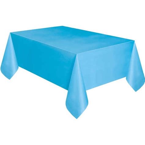 Light Blue Plastic Party Tablecloth, 108 x 54in - Walmart.com - Walmart.com