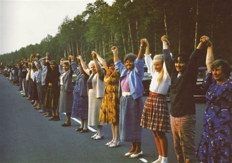 The Baltic Chain a political demonstration that occurred on 23rd of ...