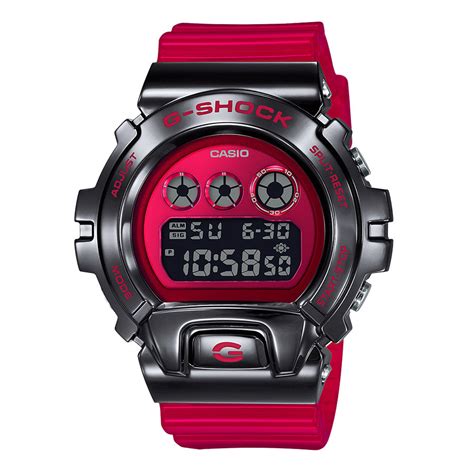 G-Shock GM6900B-4 Red Stainless Steel Digital Watch – Limited Edition