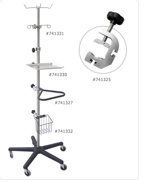 N: CLAMP IV POLE ASSEMBLY - 102839