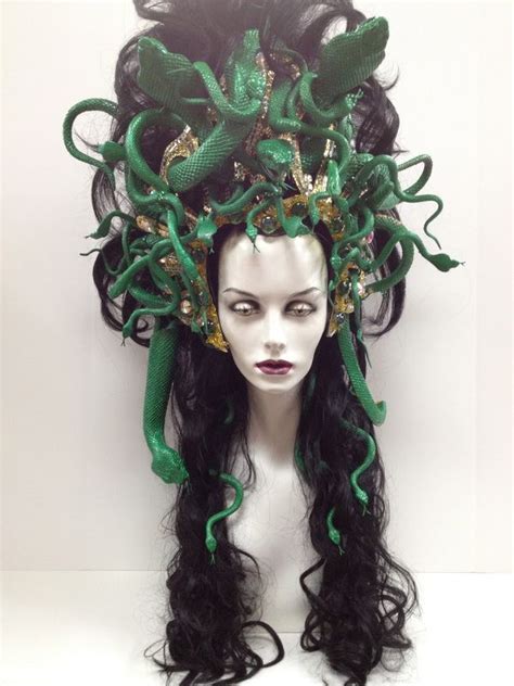 Medusa Headpiece Diy - Medusa Headpiece, Snake Headpiece, Medusa Costume, Medusa Crown, Gorgon ...