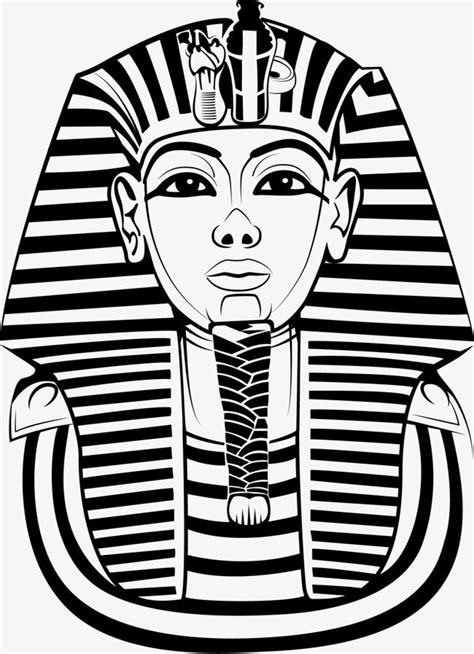 Egyptian Vector Hd PNG Images, Egyptian Man Face Vector Image, Pharaoh ...