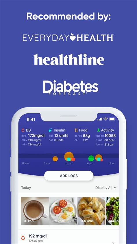 Glucose Buddy Diabetes Tracker for iPhone - Download