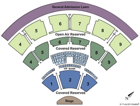 Raleigh Walnut Creek Amphitheater Seating Chart | Brokeasshome.com