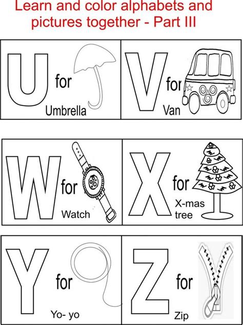 Printable Alphabet Coloring Pages for kids | Abc coloring pages, Abc ...