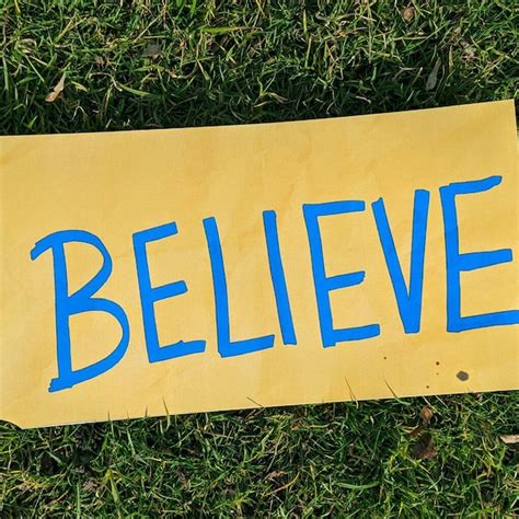 Believe Sign - Etsy