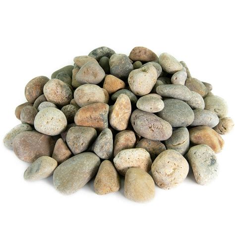 Mexican Beach Pebbles, Round River Rock Landscape Garden Stones 20 pounds - Walmart.com ...