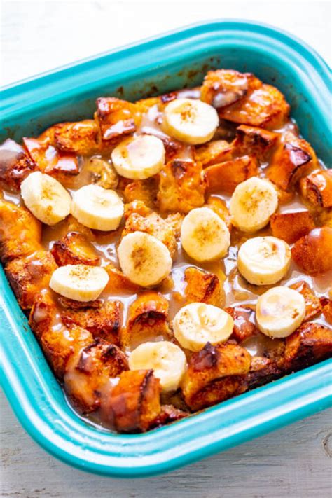 Easy Banana Bread Pudding Recipe - Averie Cooks