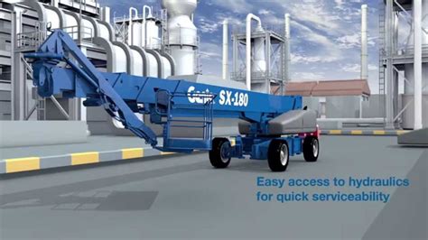 Genie SX-180 Telescopic Boom Lift at ABLE Equipment Rental - YouTube