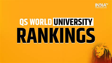 QS World University Ranking: IIT Bombay ranks 1st in India; Check top 10 institutes – India TV