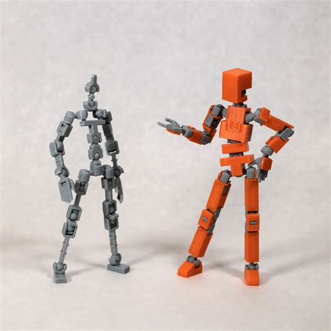 LUCKY 13 Printable Jointed Figure by soozafone | Download free STL model | Printables.com 3d ...