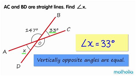 Vertically Opposite Angles : Vertically Opposite Angles Video Corbettmaths - So, the value of x ...