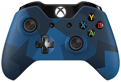 Xbox One Wireless Controller (Blue Camo - Midnight Forces)