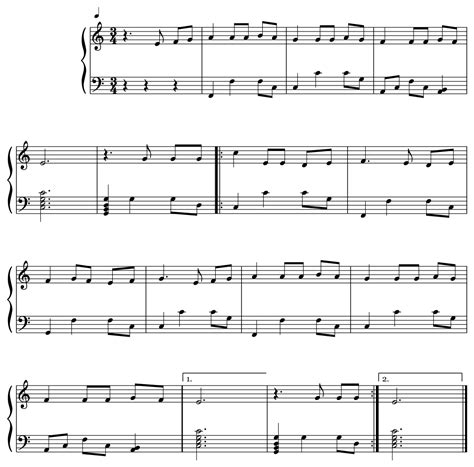 Manang Biday - Sheet music for Piano