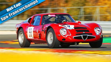 $3mln 620kg Alfa Romeo TZ2 on F1 Track // RSRSpa Spotlight 21 - YouTube