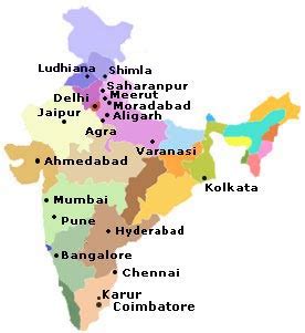 Meerut India Map