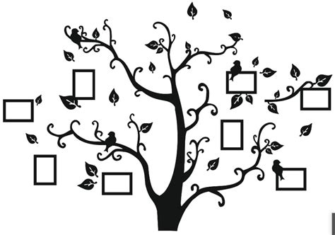 family tree vectors CDR file format - Free Vector