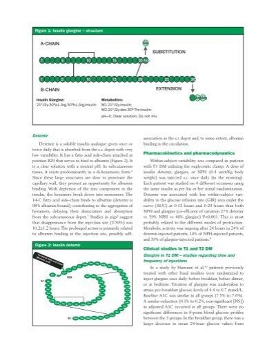 Figure 1: Insulin glargin