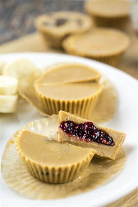 Peanut Butter and Jelly Cups Recipe | Vegan, Paleo, Gluten-free