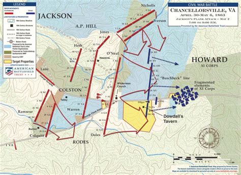 Chancellorsville | Jackson’s Flank Attack | May 2, 1863 | American ...