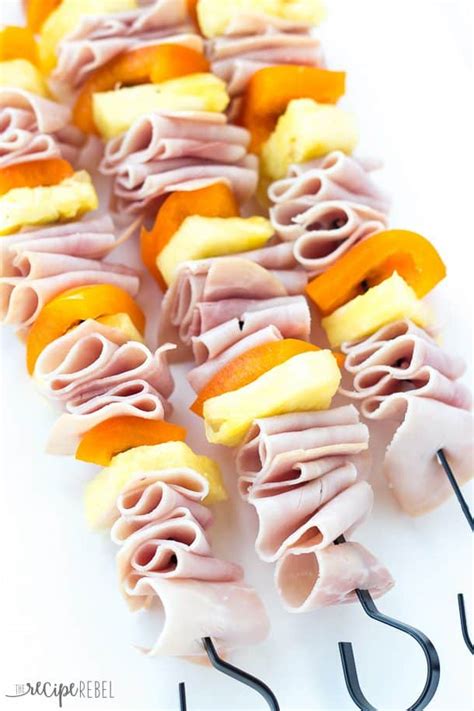 Hawaiian Ham and Pineapple Skewers - The Recipe Rebel