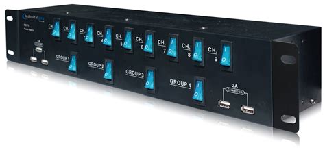 Rack Mount 17 Outlet Power Supply