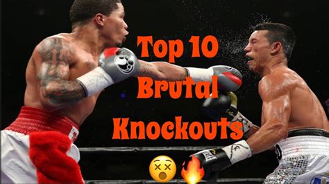 Top 10 Most Brutal Knockouts In Boxing History - YouTube