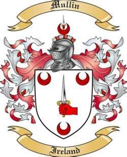 Mullin Family Crest from Ireland by The Tree Maker