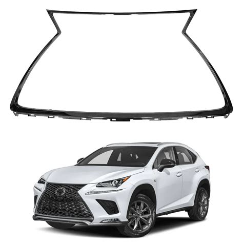 2018 2019 2020 2021 Lexus NX300 F-Sport Front Upper Grille Molding Chr | AutoModed