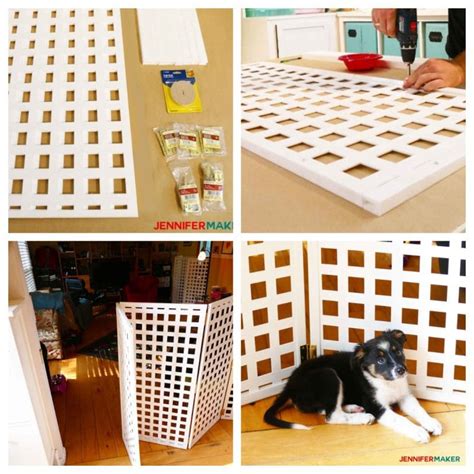 12 DIY Dog Gate Plans: Make Your Own Pet Gate!