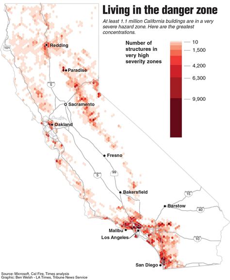 Los Angeles Fire Risk Map | Zone Map