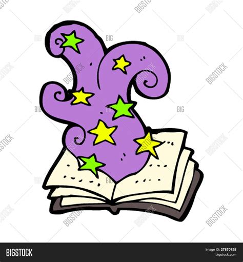 Spell Book Cartoon Vector & Photo | Bigstock