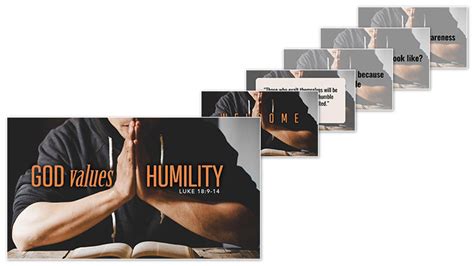 Premium Sermon Kit - God Values Humility • Luke 18:9-14 - SermonCentral.com