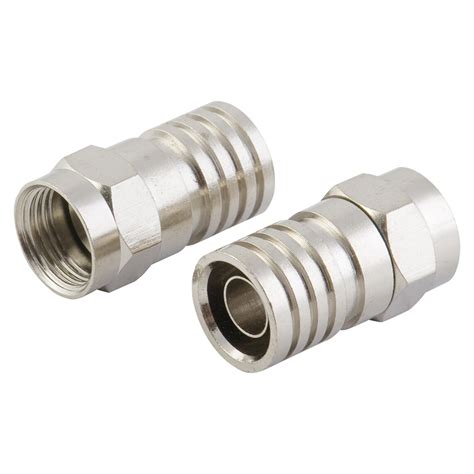 Antsig F Connector For RG6 Coaxial Cable - 2 Pack | Bunnings Warehouse