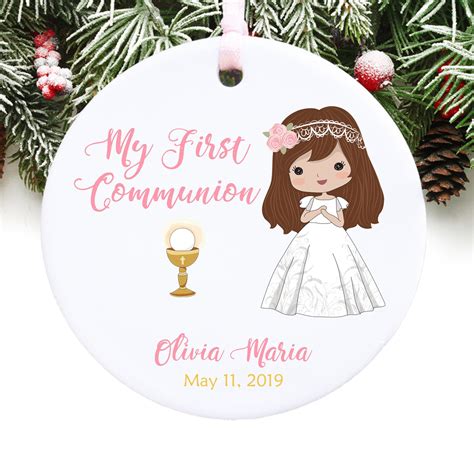 Holy Communion Christmas Ornament Personalized Holy Communion Gift GIFT ...