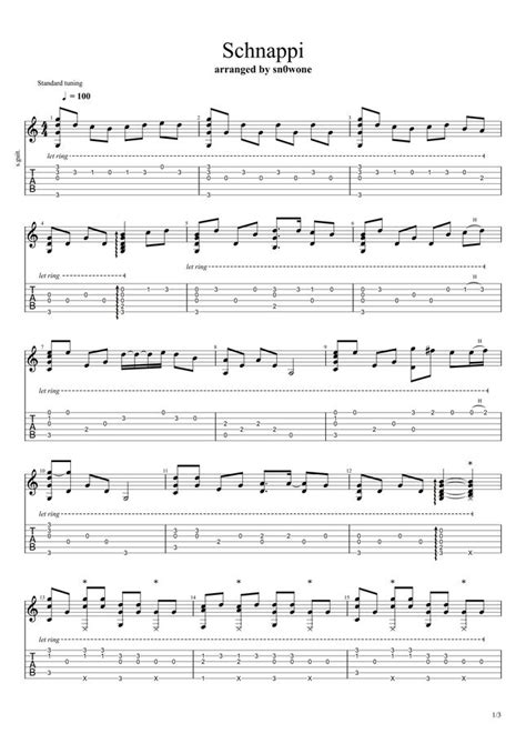 Schnappi - Schnappi Das Kleine Krokodil by sn0wone Sheet Music