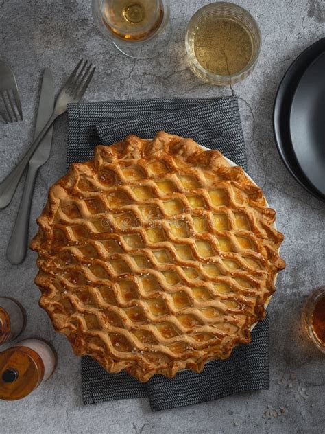 English Meat Pie. Pork Pie. Traditional British Pie. Freshly Baked Homemade Savory Pies with ...