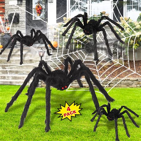 Buy Aitey Halloween Spider Decorations, Halloween y Giant Spider Set ...