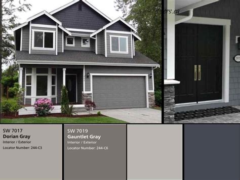 Benjamin Medium Grey Exterior Paint — BreakPR | Exterior gray paint, Gray house exterior, Grey ...