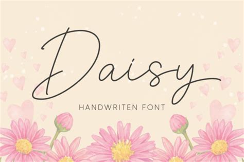 Daisy Font by Graphix Line Studio · Creative Fabrica