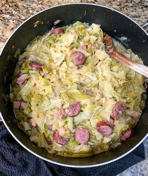 Southern Fried Cabbage With Sausage - This Ole Mom