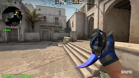 Karambit Doppler (phase 4 maxblue) + Specialist Gloves Mogul | BroSkins - CS 2 trade & skins