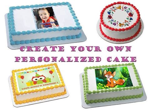 Create Your Own Custom Picture Edible Image Cake Topper