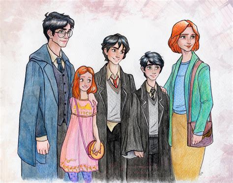 Potter Family by Dinoralp on DeviantArt